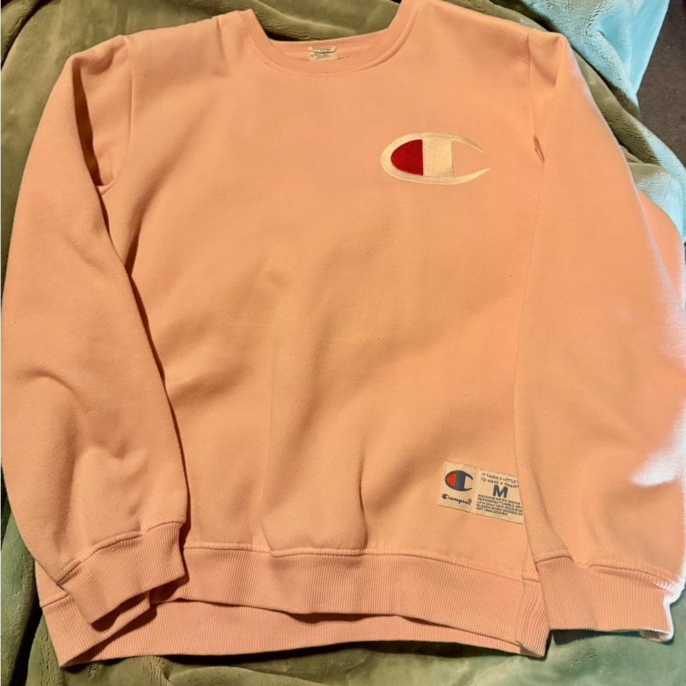 Champion Light Pink Crewneck Sweatshirt